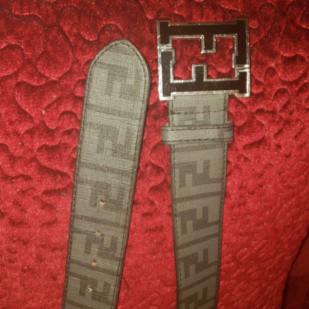 100% Authentic Black Fendi belt